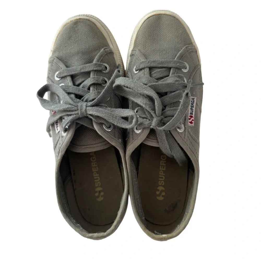 Superga 2740 Platform Sneakers, Grey, size 6 - Picture 6 of 10